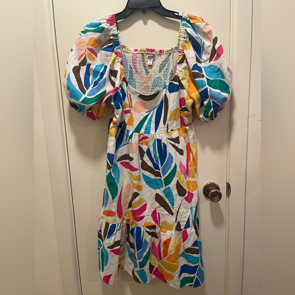 Tabitha Multicolor linen dress